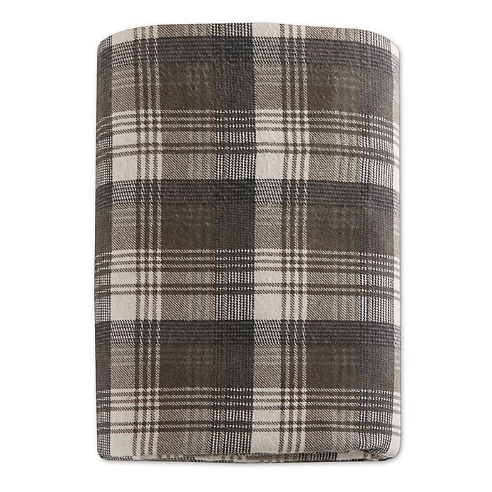 slide 4 of 5, Woolrich Tasha Flannel King Sheet Set - Brown, 1 ct