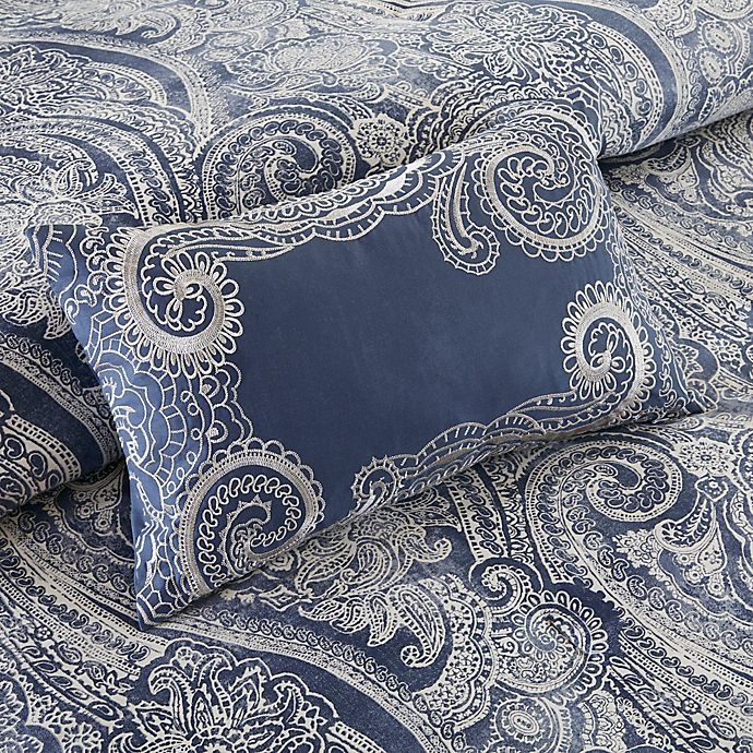 slide 4 of 5, Harbor House Stella California King Comforter Set - Blue, 6 ct