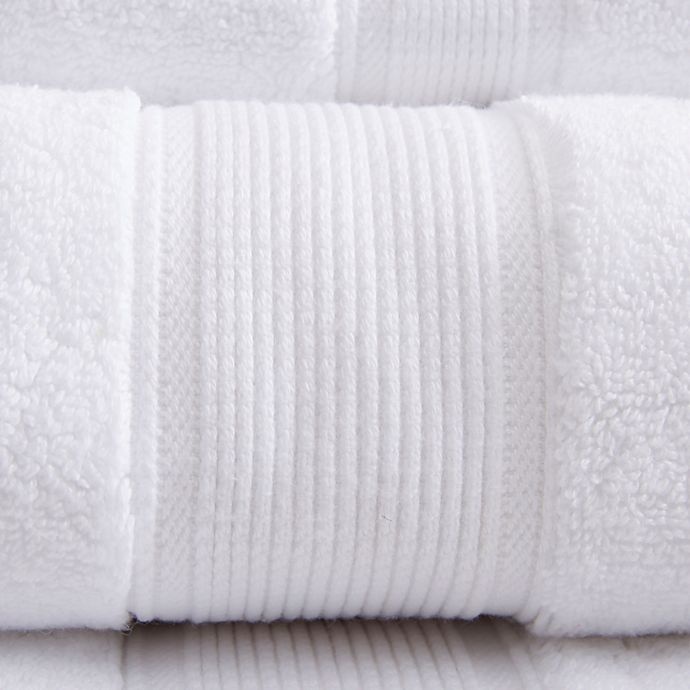 slide 2 of 8, Madison Park Signature 800GSM 100% Cotton Towel Set - White, 8 ct