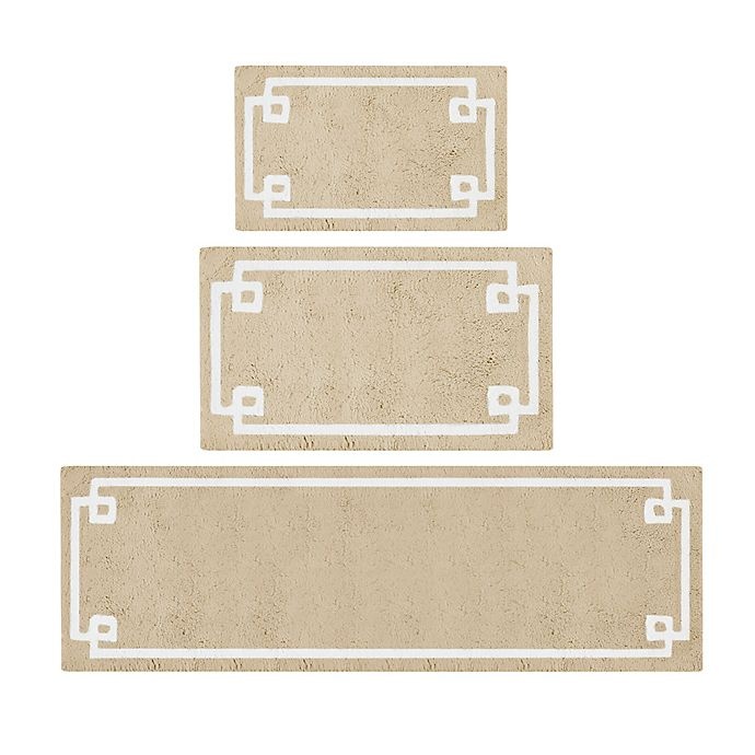 slide 3 of 7, Madison Park Evan Bath Rug - Taupe, 20 in x 30 in