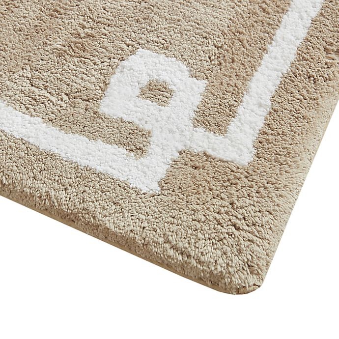 slide 4 of 7, Madison Park Evan Bath Rug - Taupe, 20 in x 30 in