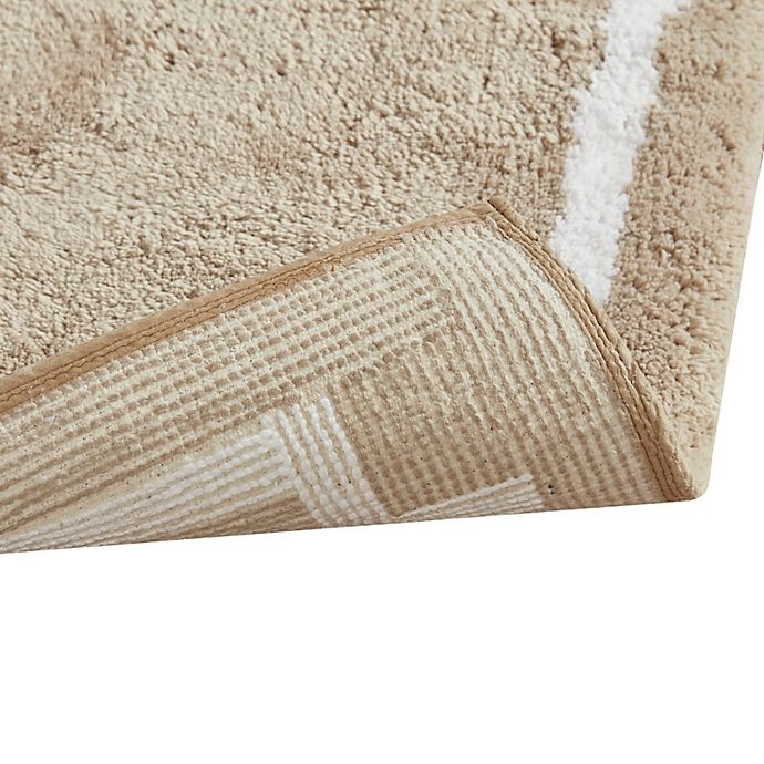 slide 5 of 7, Madison Park Evan Bath Rug - Taupe, 20 in x 30 in