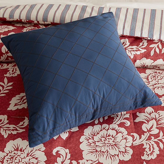 slide 4 of 7, Madison Park Lucy Reversible Queen Comforter Set - Red, 9 ct