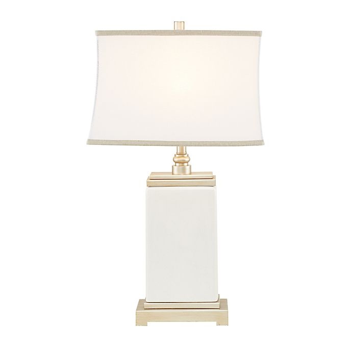 slide 2 of 4, Hampton Hill Colette Table Lamp - Ivory with Cotton Shade, 1 ct