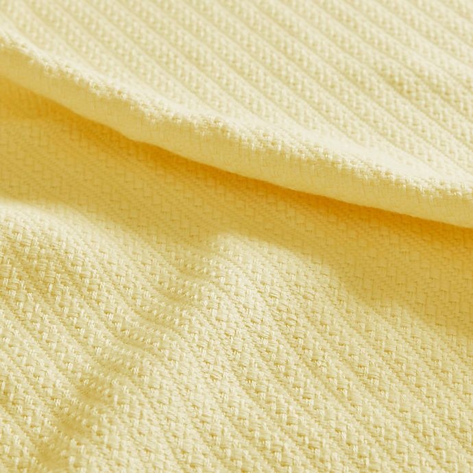 slide 3 of 3, Madison Park Liquid Cotton Twin Blanket - Yellow, 1 ct