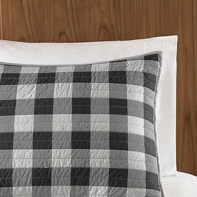 slide 4 of 4, Woolrich Buffalo Check Oversized Full/Queen Quilt Set - Grey, 3 ct