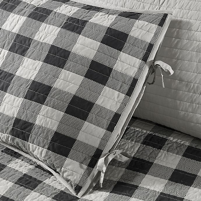 slide 5 of 5, Woolrich Buffalo Check Reversible Daybed Set - Grey, 1 ct