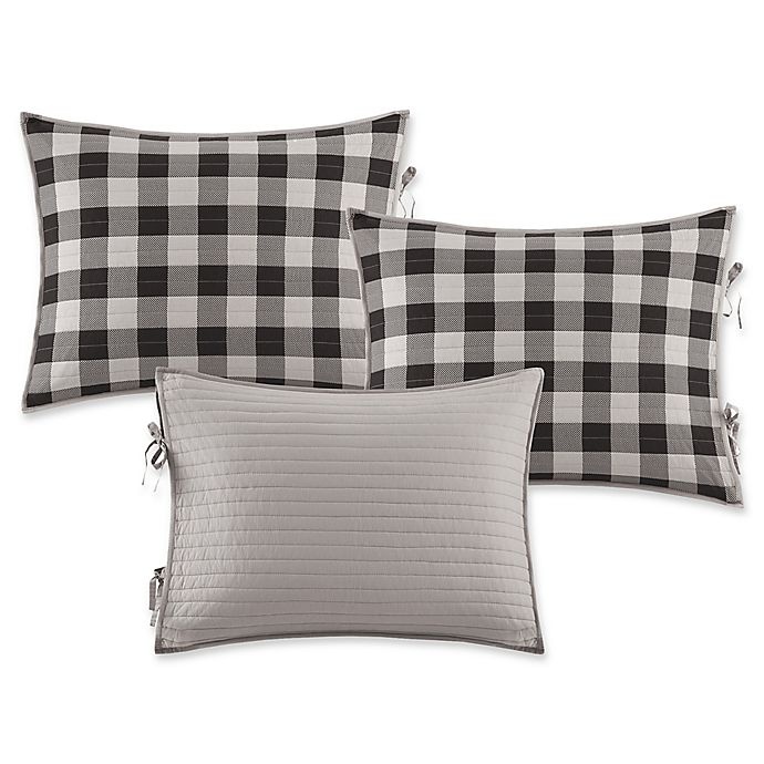 slide 2 of 5, Woolrich Buffalo Check Reversible Daybed Set - Grey, 1 ct