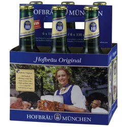 Hofbräu München Hofbrau Original Beer 6-11.2 fl oz Bottles