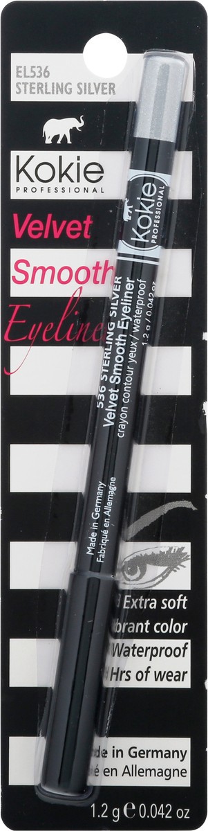 slide 4 of 9, Kokie Sterling Silver EL536 Velvet Smooth Eyeliner 0.042 oz, 0.04 oz