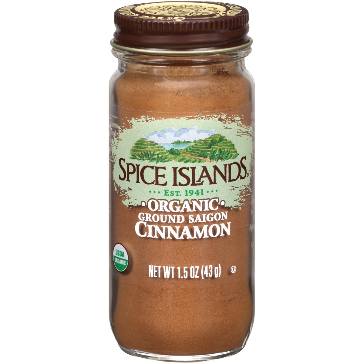 slide 1 of 7, Spice Islands Organic Ground Saigon Cinnamon 1.5 oz, 1.5 oz