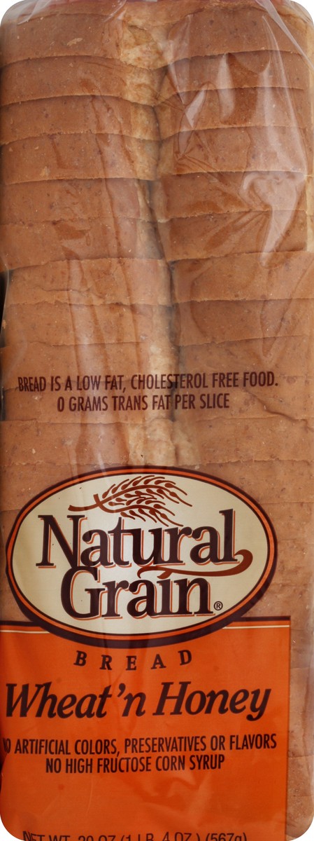 slide 3 of 6, Natural Grain Bread 20 oz, 20 oz