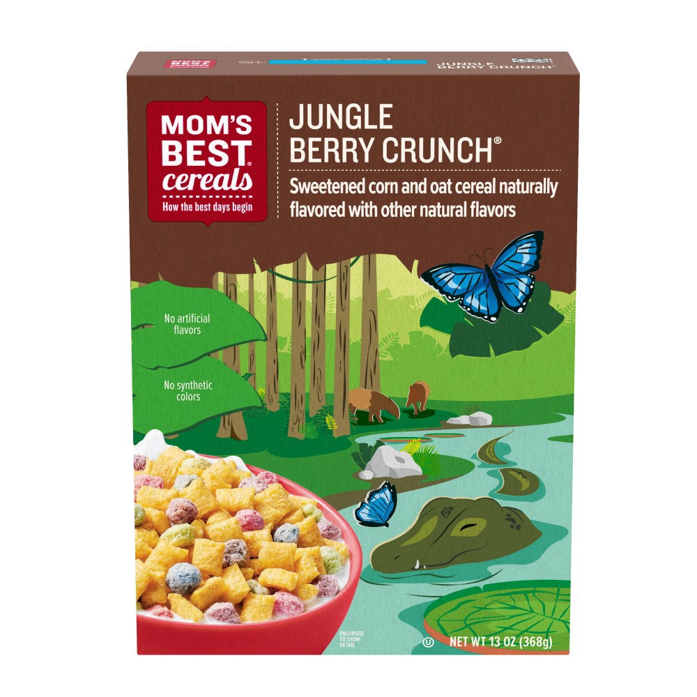 slide 1 of 6, 1/13 Momsbest Jungle Berry Crunch, 13 oz
