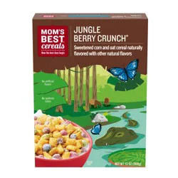 MOM's Best Cereals Mom’s Best Jungle Berry Crunch – Berry Crunch Cereal with No Artificial Flavors, 13 oz Box