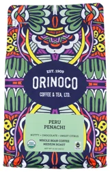 Orinoco Coffee & Tea Peru Penachi Whole Bean Coffee Medium Roast - 12 oz