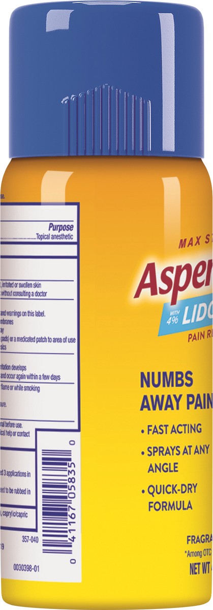 slide 4 of 5, Apercreme Pain Relief Spray With Lidocaine, 4 fl oz