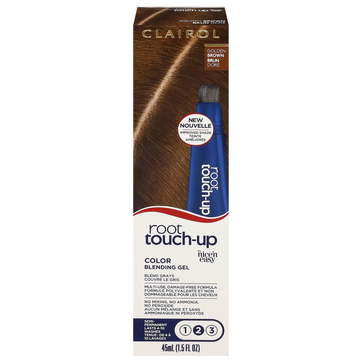 slide 8 of 12, Root Touch-Up Golden Brown Color Blending Gel 1.5 fl oz, 1.5 fl oz