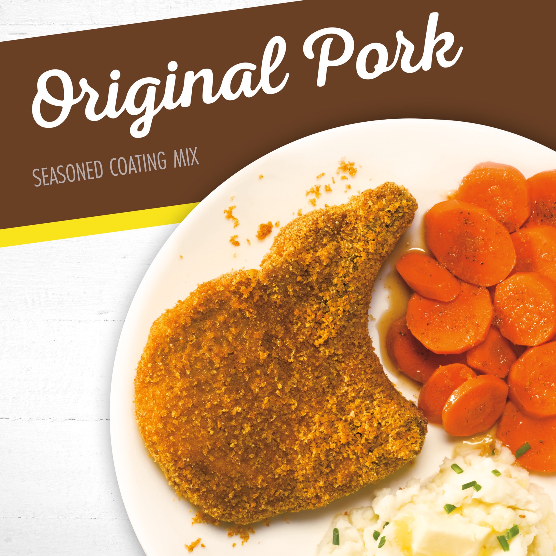 slide 3 of 5, Shake 'N Bake Original Pork Seasoned Coating Mix Value Size, 10 oz Box, 4 ct Packets, 4 ct