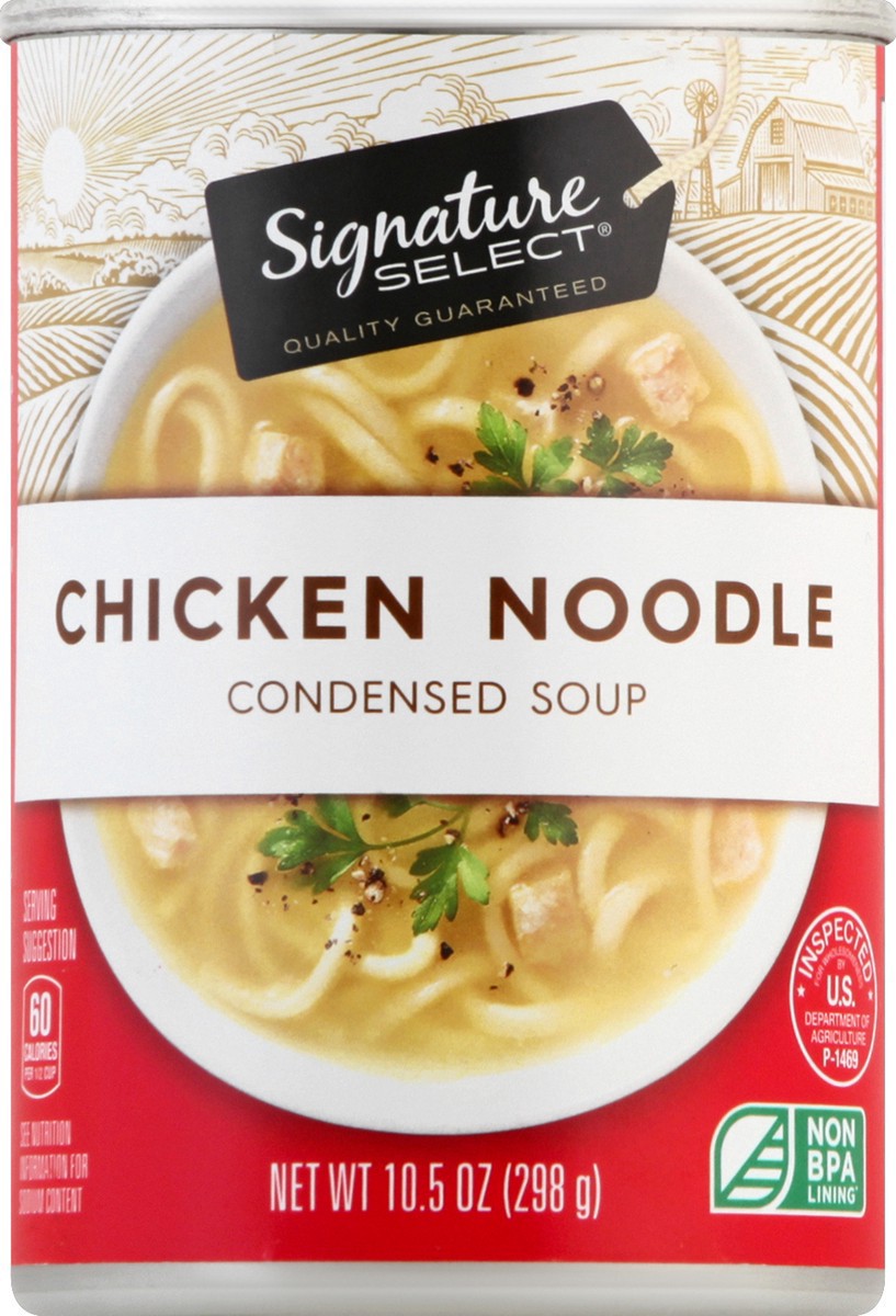 slide 2 of 7, Signature Select Soup Condensed Chicken Noodle - 10.5 Oz, 10.5 oz