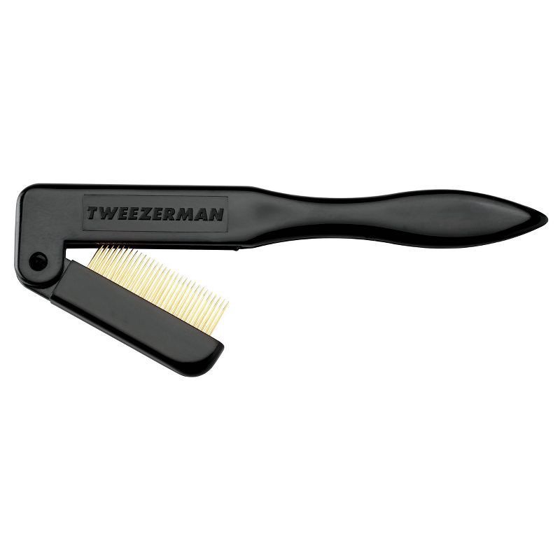slide 3 of 5, Tweezerman Folding EyeLash Comb, 1 ct