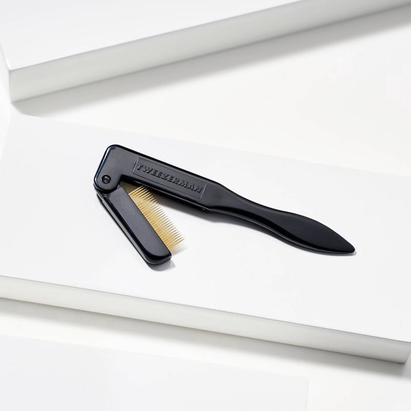 slide 5 of 5, Tweezerman Folding EyeLash Comb, 1 ct