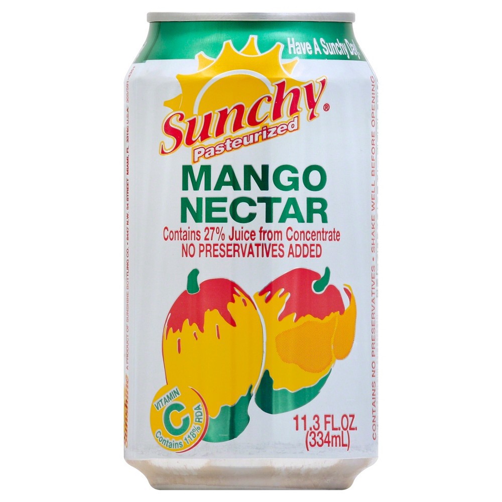 slide 2 of 3, Sunchy Mango Nectar - 11.3 fl oz Can, 11.3 fl oz