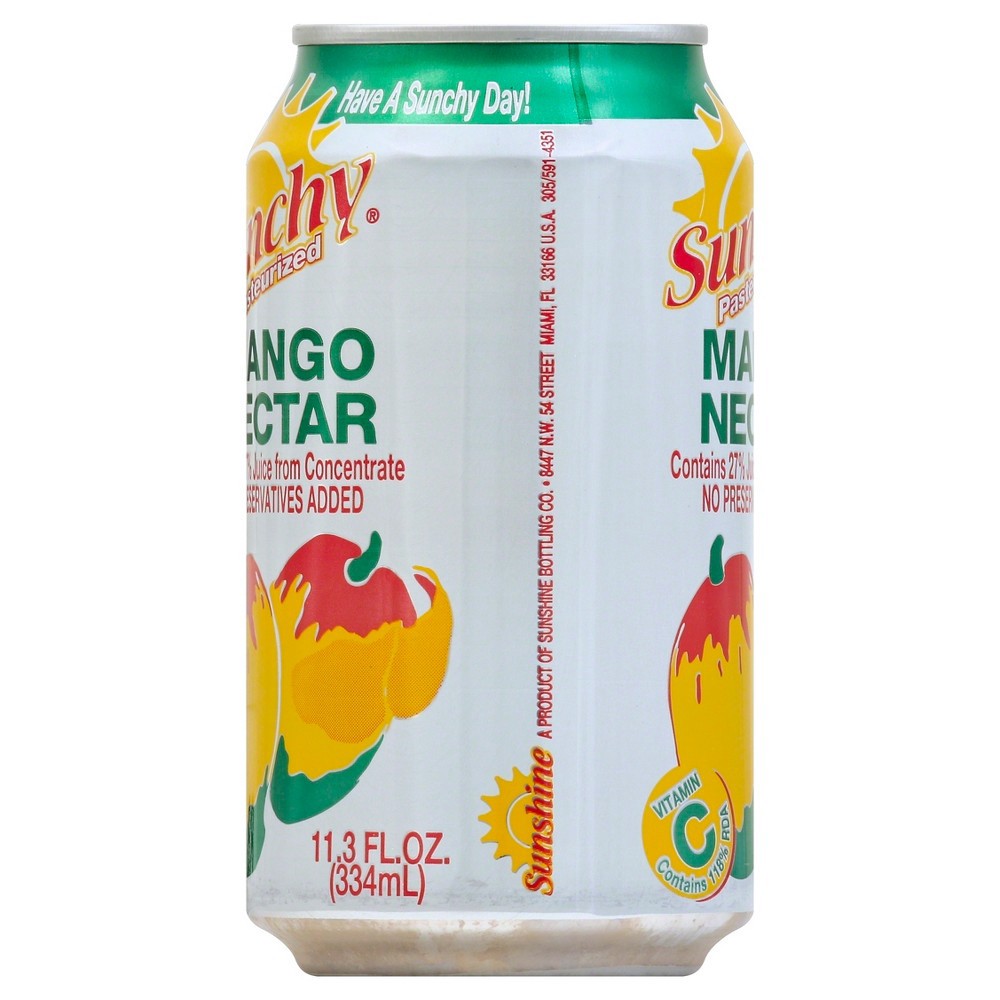 slide 3 of 3, Sunchy Mango Nectar - 11.3 fl oz Can, 11.3 fl oz