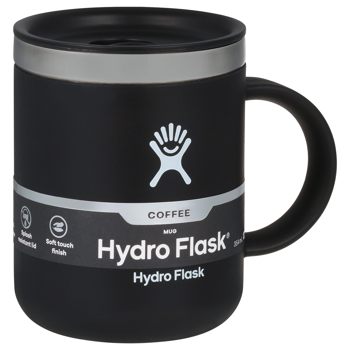 slide 2 of 9, Hydro Flask Mug - Black, 12 oz