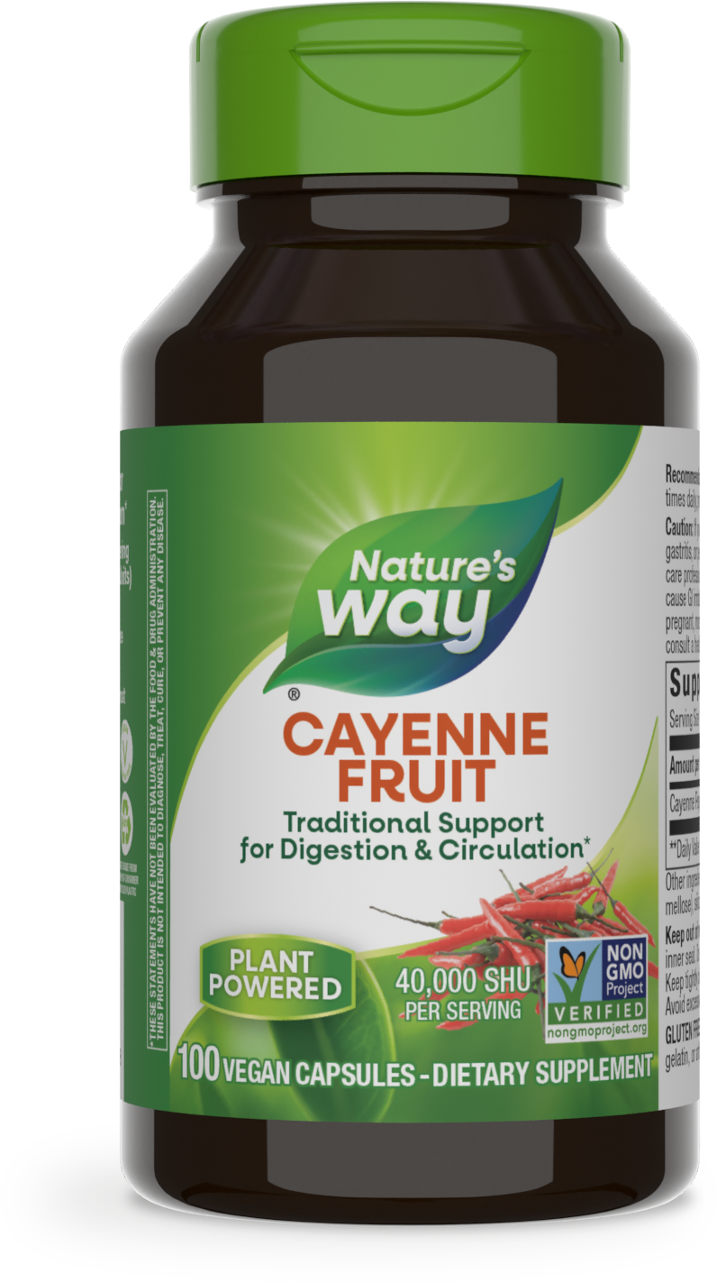 slide 1 of 4, Nature's Way Cayenne Fruit, 100 ct