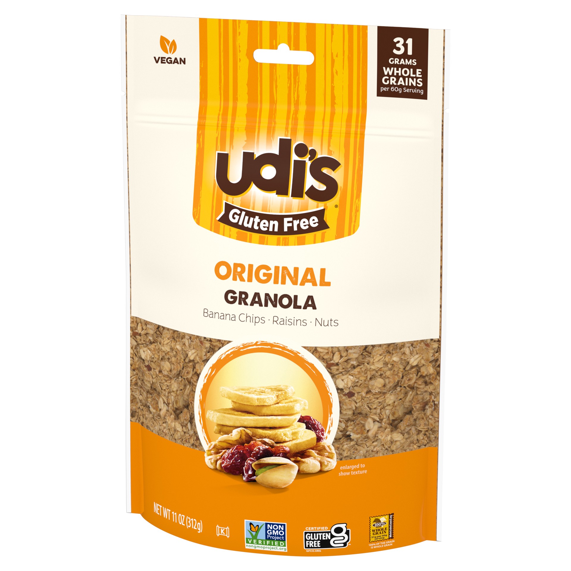 slide 3 of 5, Udi's Gluten Free Original Granola, 11 oz., 11 oz