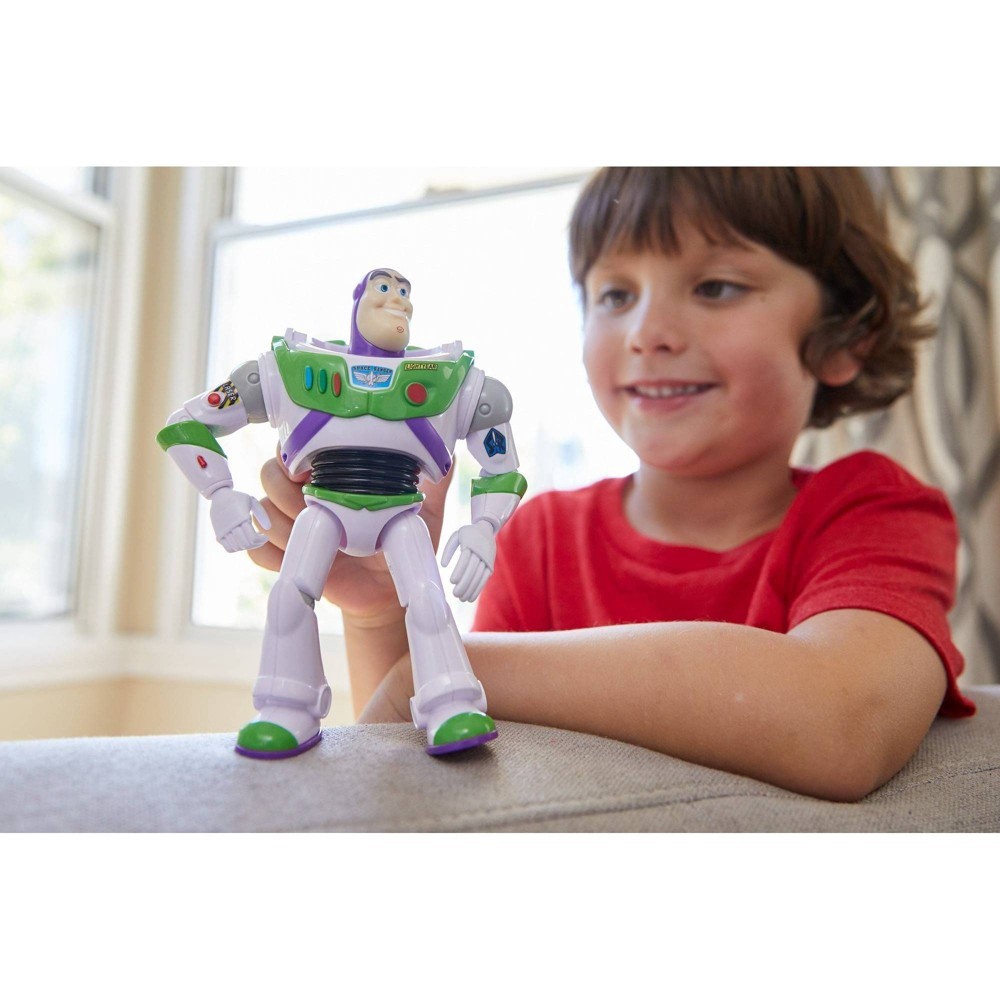 slide 2 of 7, Toy Story Disney Pixar Toy Story Buzz Lightyear Figure, 11 in