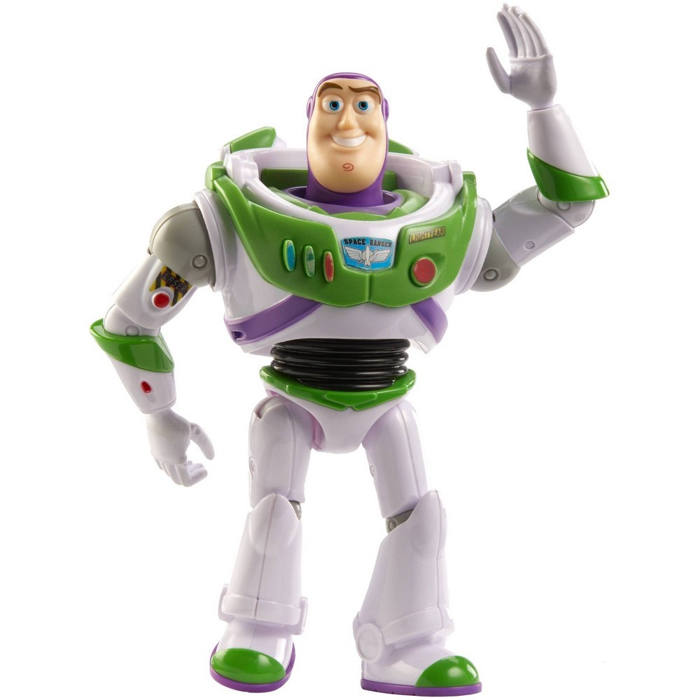 slide 4 of 7, Toy Story Disney Pixar Toy Story Buzz Lightyear Figure, 11 in