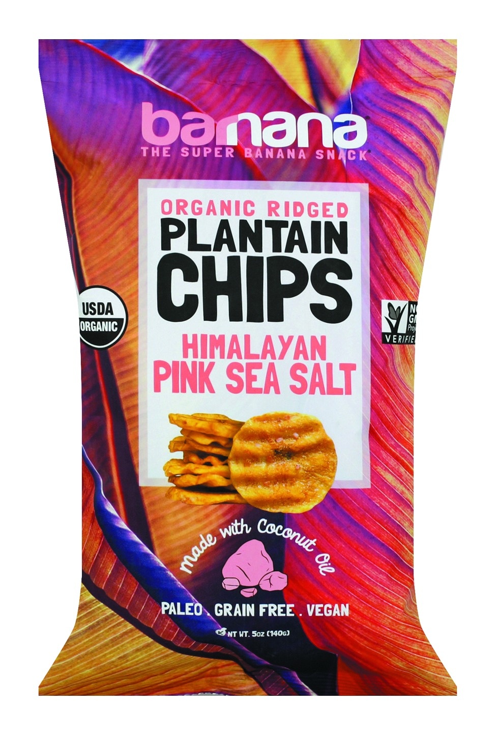 Barnana Organic Himalayan Pink Sea Salt Plantain Chips 5 oz Shipt