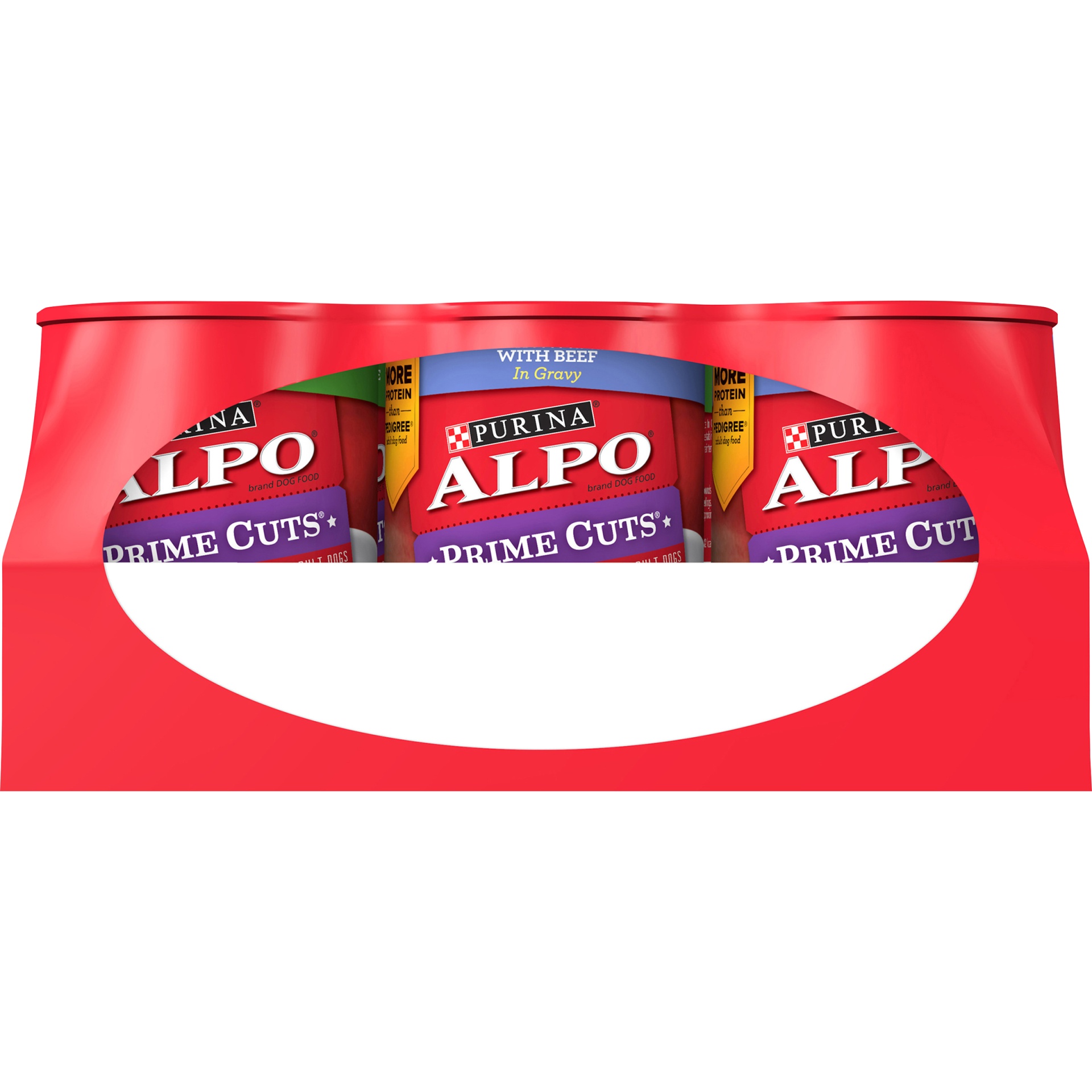 slide 5 of 9, ALPO Homestyle Prime Cuts in Gravy Variety Pack Wet Dog Food, 12 ct; 13.2 oz