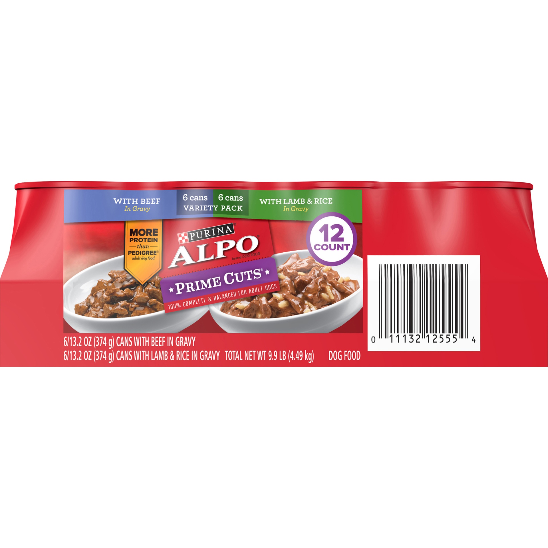slide 7 of 9, ALPO Homestyle Prime Cuts in Gravy Variety Pack Wet Dog Food, 12 ct; 13.2 oz