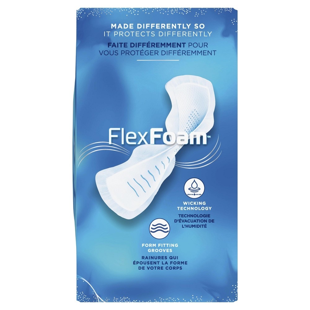 slide 3 of 4, Always Infinity With Flexfoam Size 3 Extra Heavy Flow Pads With Wings, 28 ct