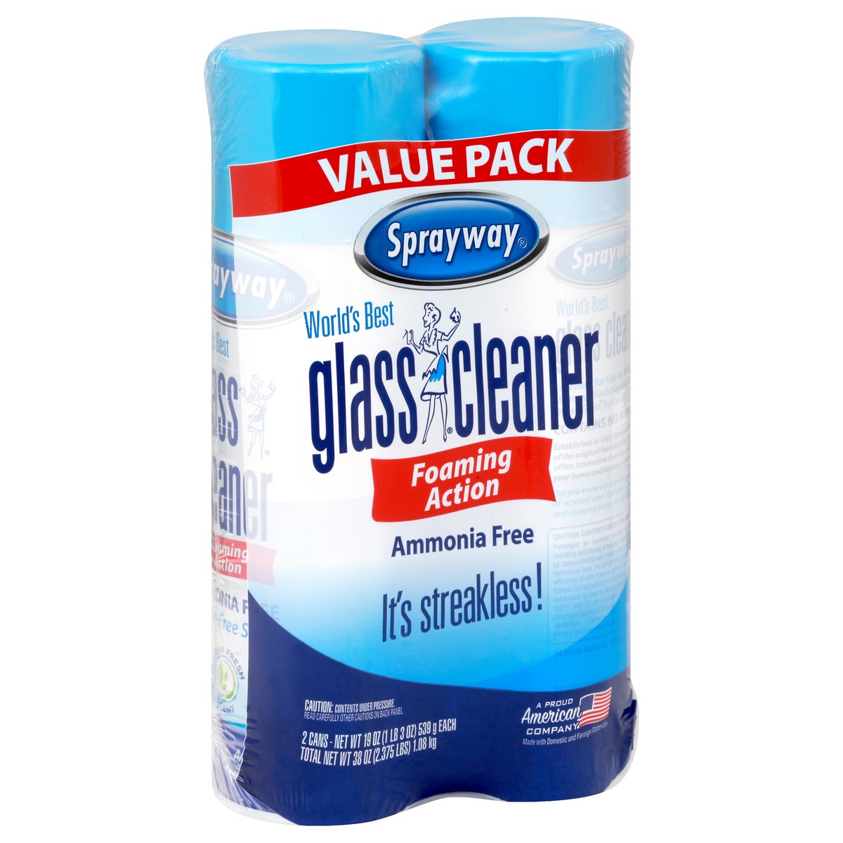 slide 2 of 8, Sprayway Glass Cleaner, 2 ct; 19 fl oz