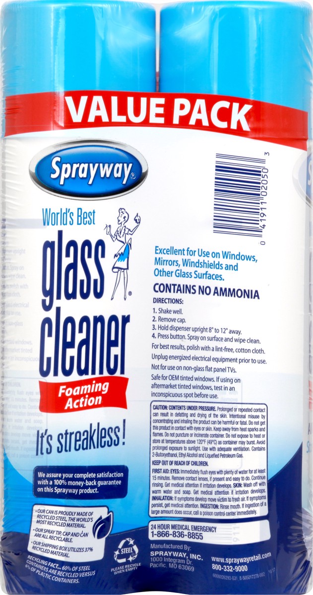 slide 8 of 8, Sprayway Glass Cleaner, 2 ct; 19 fl oz