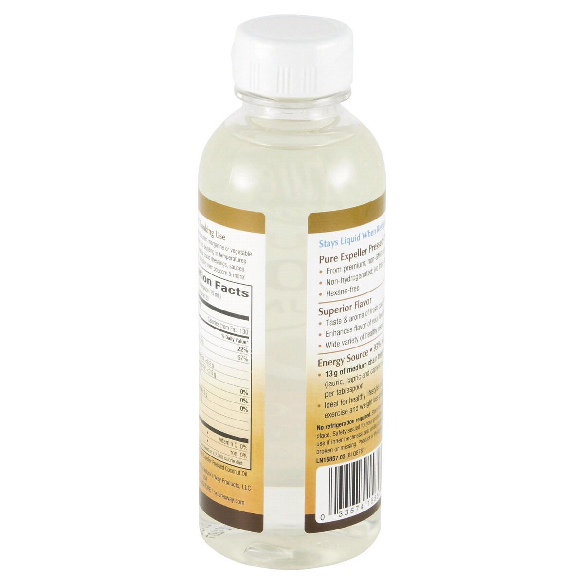 slide 4 of 4, Nature's Way Premium Liquid Coconut Oil 10 fl oz, 10 fl oz