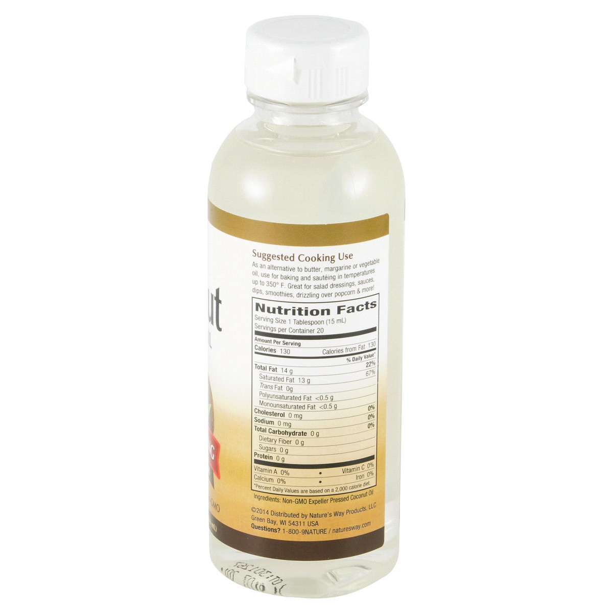 slide 2 of 4, Nature's Way Premium Liquid Coconut Oil 10 fl oz, 10 fl oz