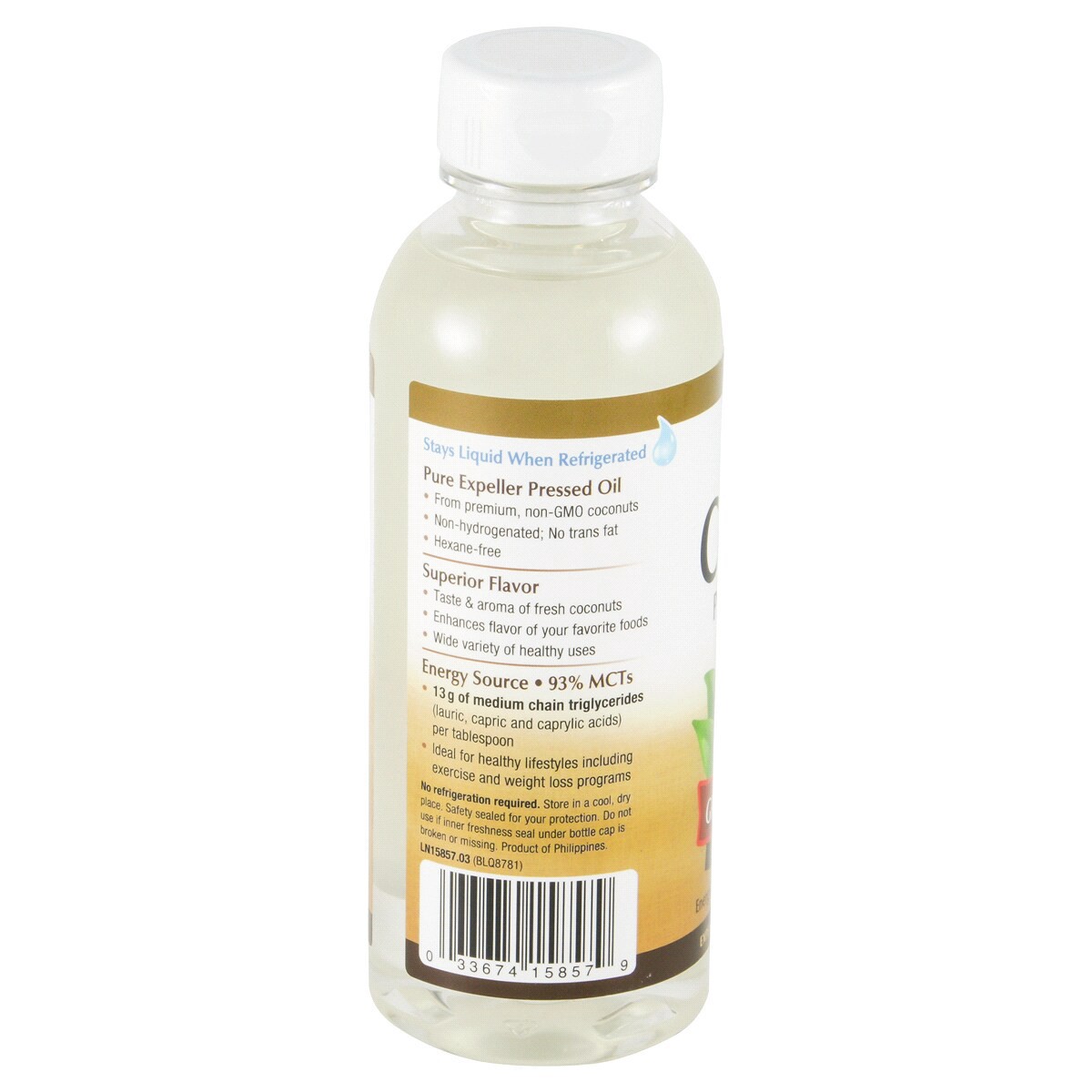 slide 3 of 4, Nature's Way Premium Liquid Coconut Oil 10 fl oz, 10 fl oz