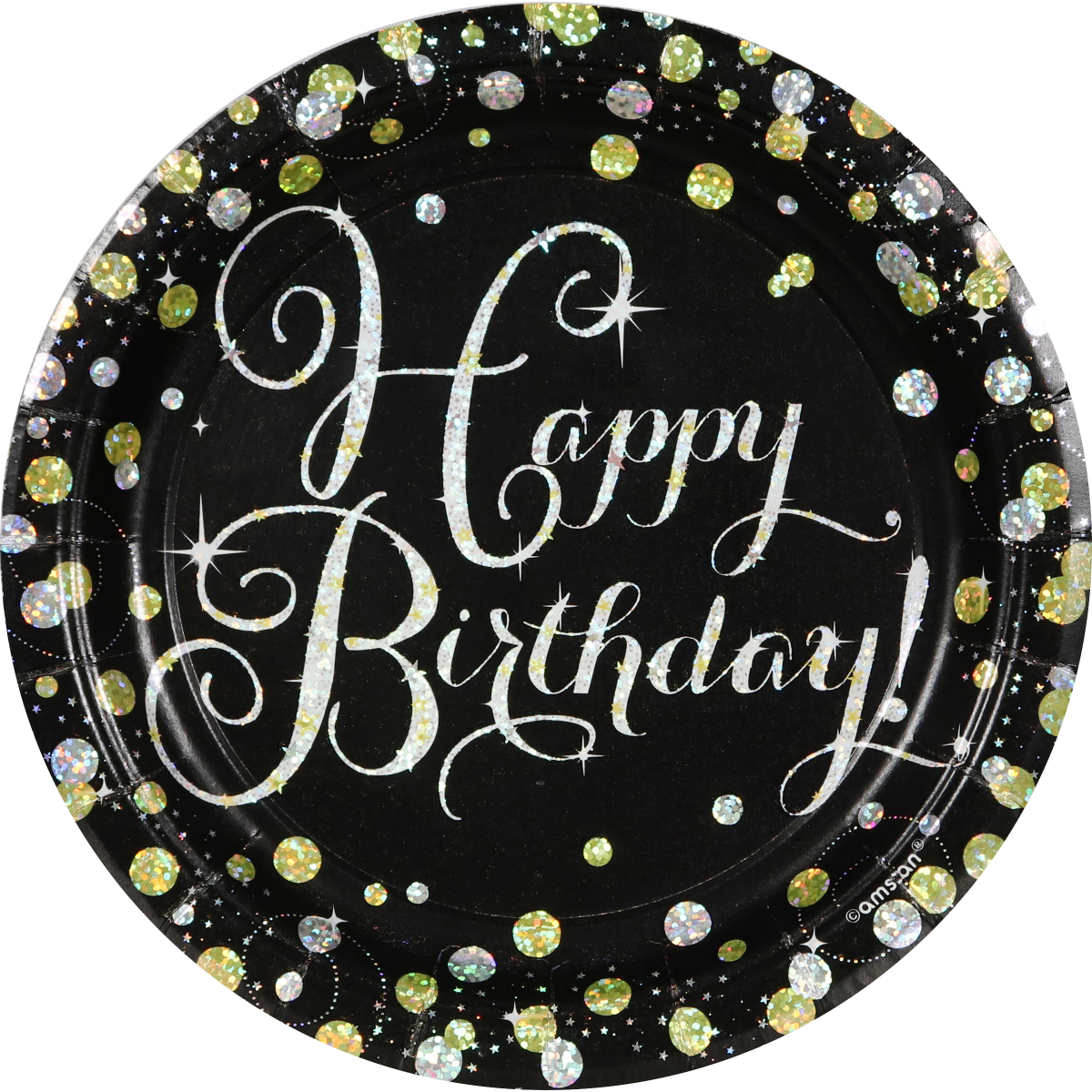 slide 1 of 1, Sparklng Celebratin B Day 7in Plte, 8 ct