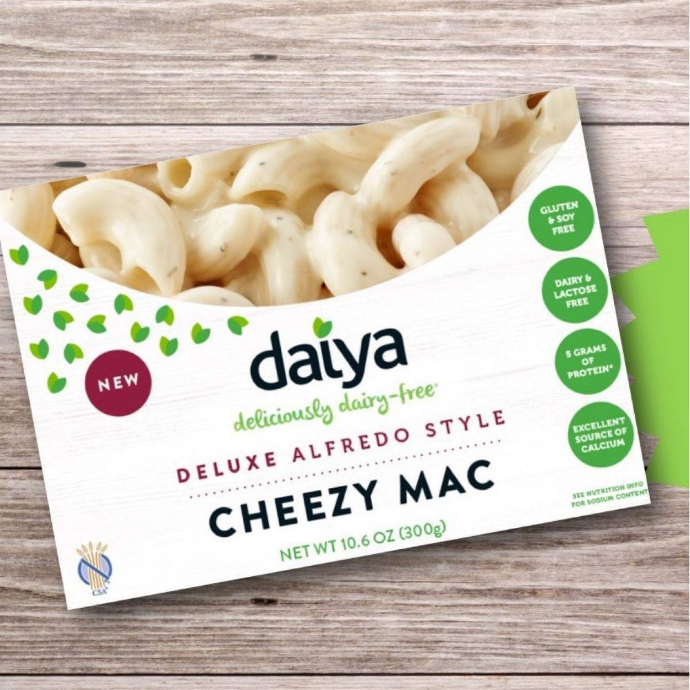 slide 2 of 3, Daiya Dairy Free Alfredo Mac and Cheese, 10.6 oz