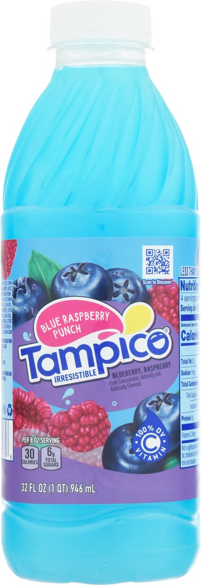 slide 9 of 12, Tampico Blue Raspberry Punch - 32 ct, 32 ct