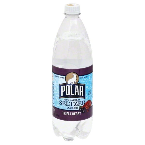 slide 1 of 10, Polar Triple Berry Seltzer Water - 1 liter, 1 liter