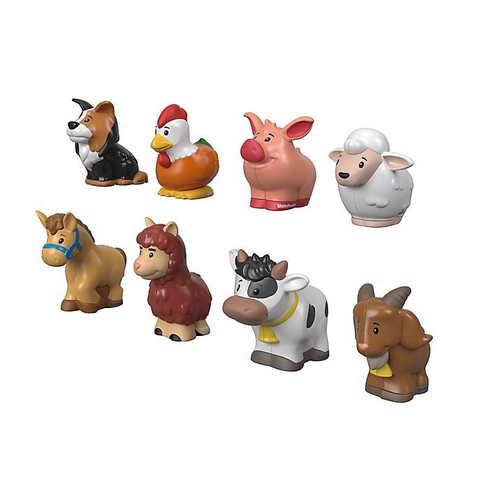 slide 5 of 5, Fisher-Price Little People Farm Animal Friends Set, 8 ct