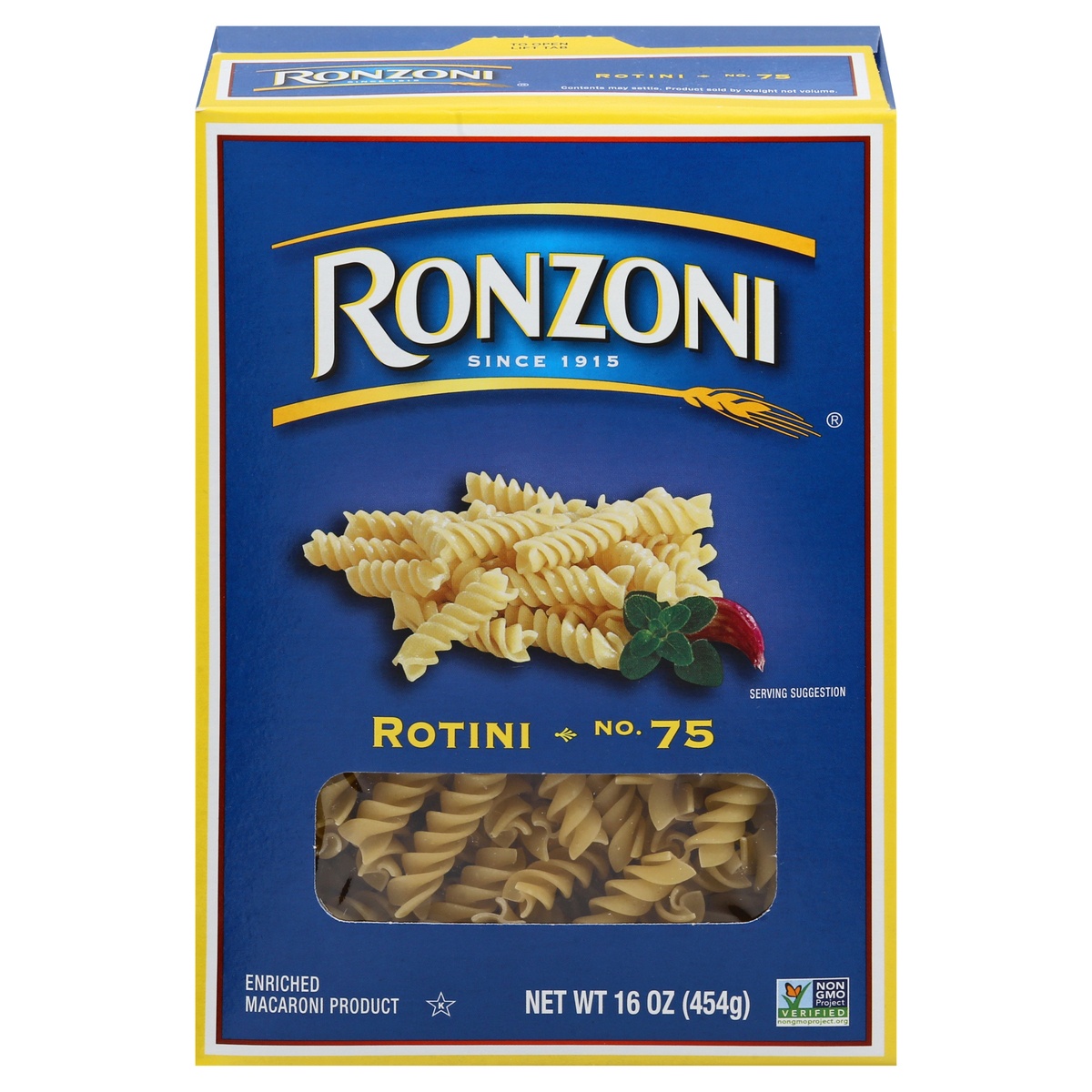 slide 1 of 8, Ronzoni Rotini, 16 oz