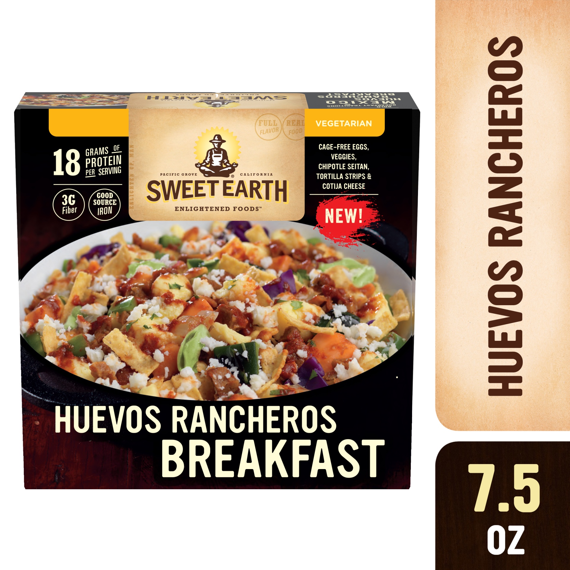 slide 1 of 1, Sweet Earth Huevos Rancheros Frozen Breakfast Bowl, 7.5 oz
