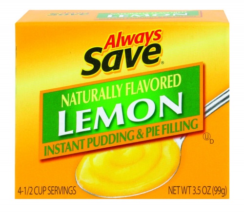 slide 1 of 1, Always Save Lemon Instant Pudding&Pie Filling, 3.4 oz