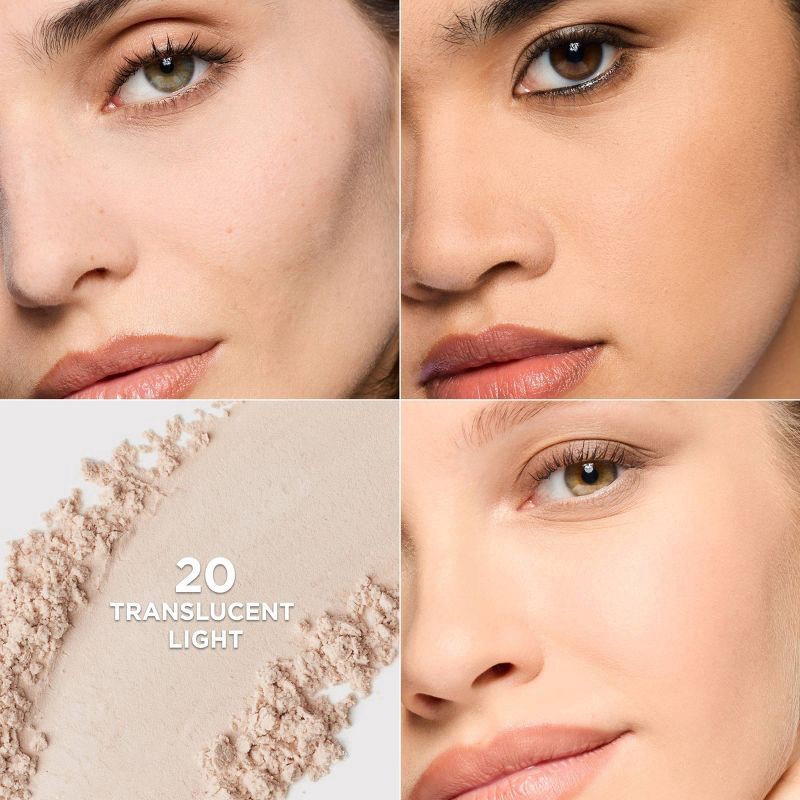 slide 9 of 10, L'Oréal 20 Translucent Light Infallible Blur-Fection Loose Setting Powder 0.21 oz, 0.21 oz